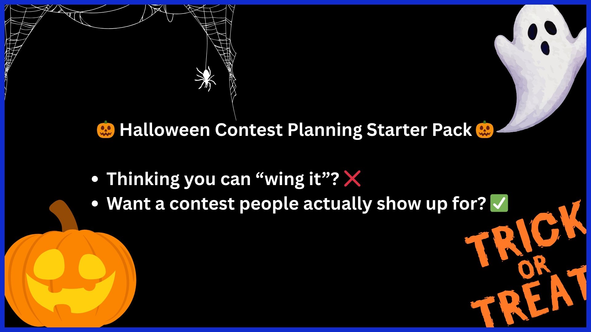 Foundational Contest Planning