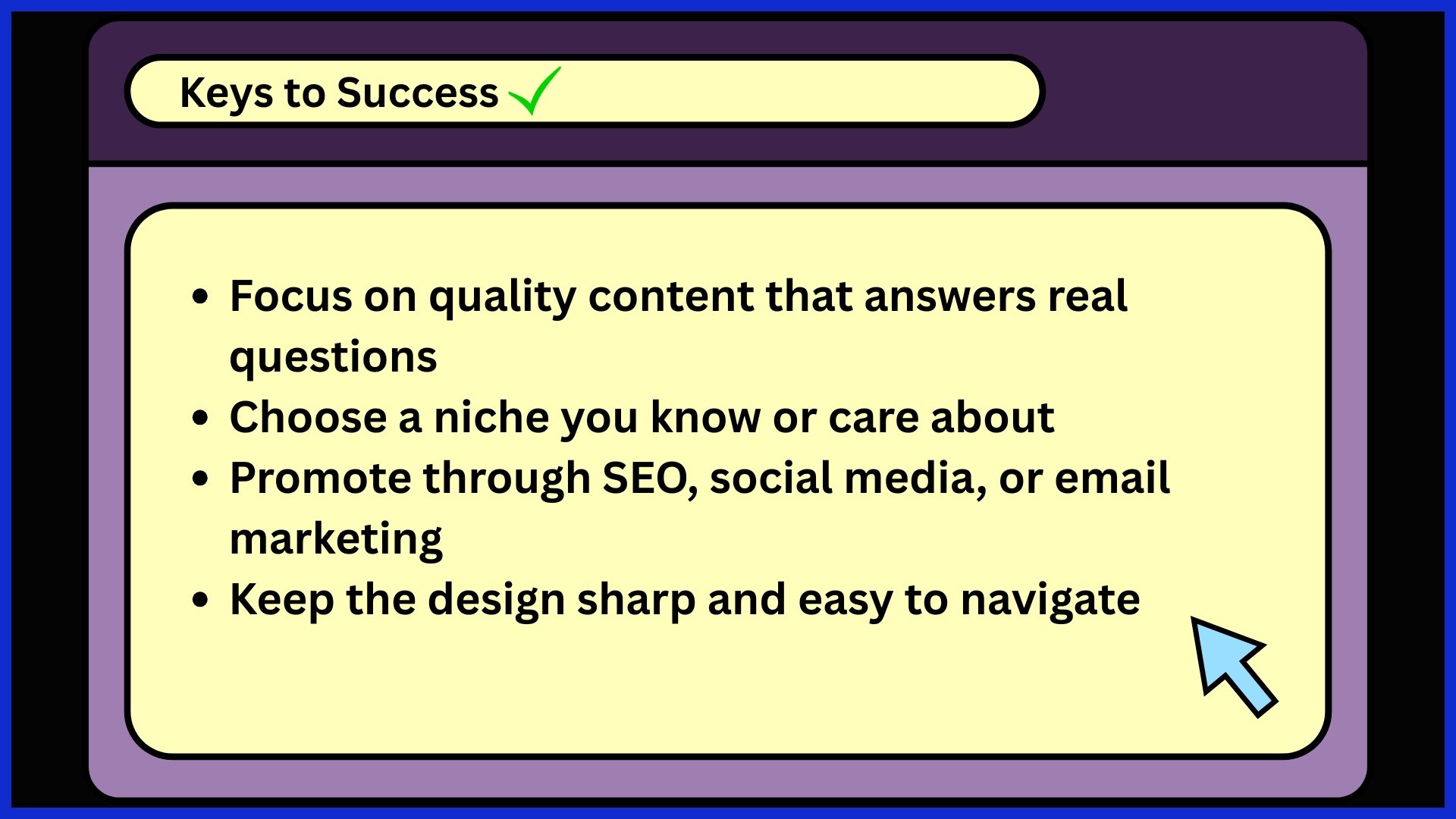 Broad vs. Niche Sites