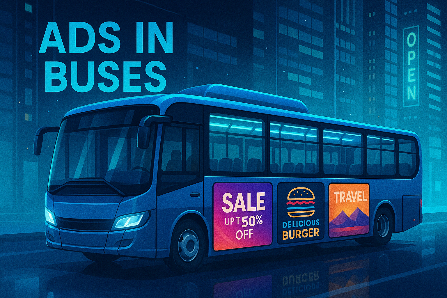 ads in buses