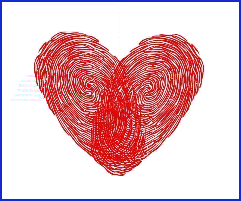 Fingerprint Heart