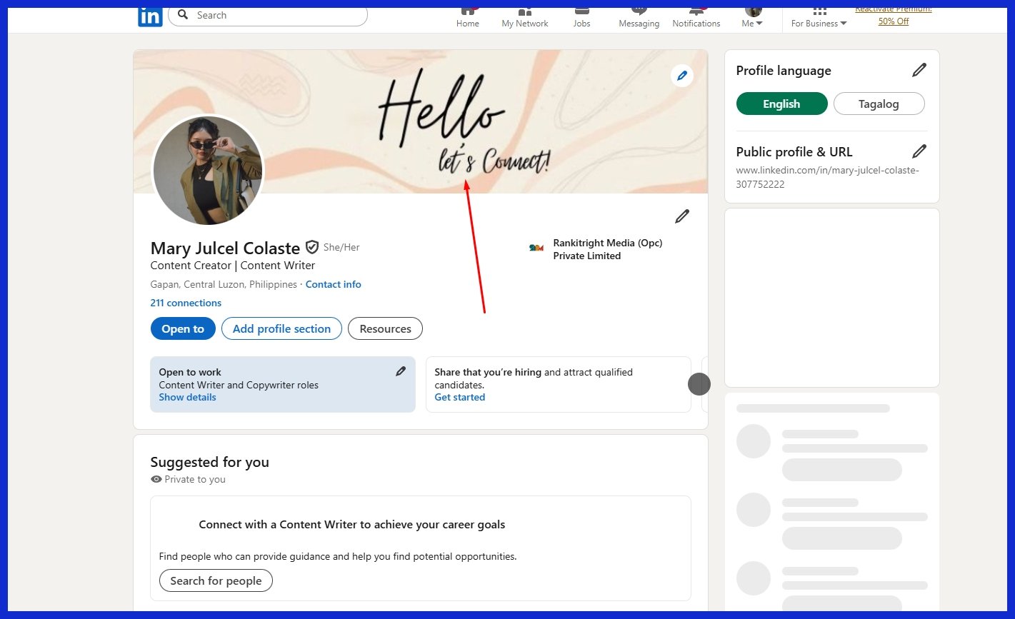 Your banner can prompt viewers