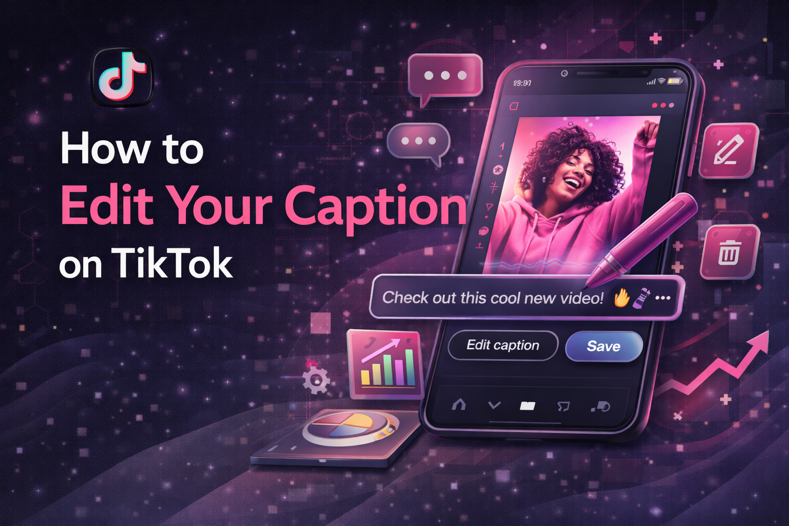 how to edit your caption on tiktok