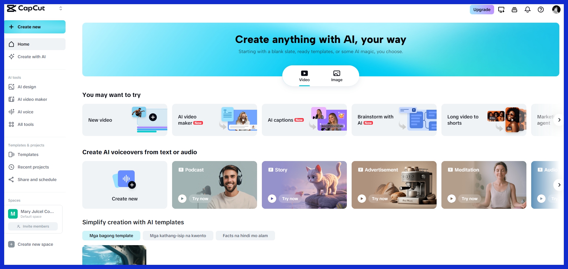 Understanding the CapCut Interface
