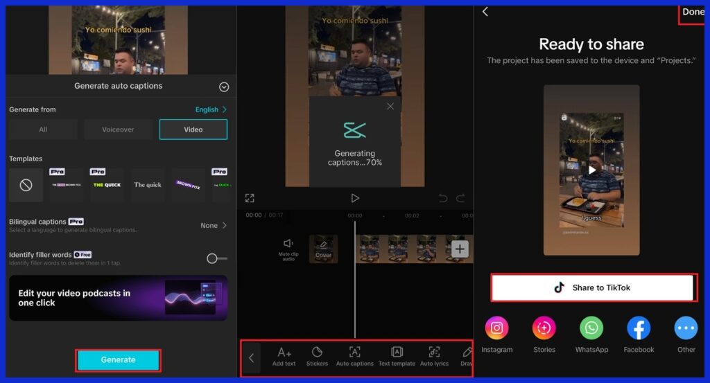 How to use CapCut for TikTok video editing - Graphically
