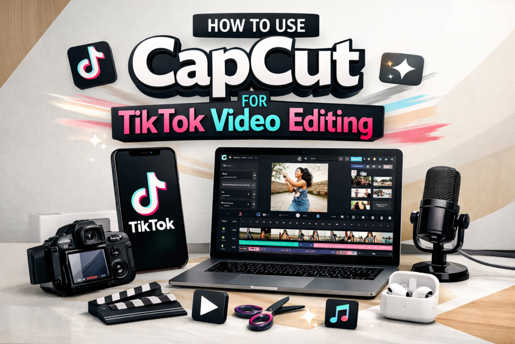 How to use CapCut for TikTok video editing - Graphically