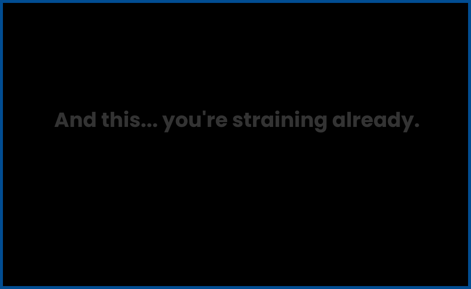 That microscopic moment of strain you just felt? Multiply it by everyone who scrolls past content like that without reading a word.